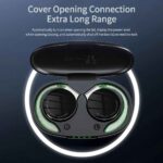 F2 TWS Bluetooth-compatible5.2 Earphones With Microphones Sport Ear Hook LED Display Wireless Headphones HiFi Stereo Earbuds