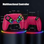 GAMROMBO Wireless Controller for PS5/Playstion 5 Pro/Slim/PC Console W/ RGB Dual Vibration Marco/Turbo Function 3.5mm Audio Jack - Image 2