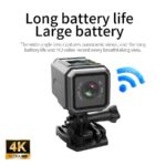 HD 4K 2K Digital Cycling Camera Small Outdoor Action Sports DV Waterproof Helmet Camorder Bicycle Recorder Clip Mini Body Camera - Image 2