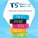 T5 Smart Multifunctional Wristband Fitness Bracelet IP65 Waterproof Sports LED Activity Sleep Tracker Smart Watch Pedometer - Image 2