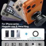 Joyroom Magnetic Car Phone Holder New Upgrade 360° Phone Holder Universal Vacuum Magnetic Car Phone Mount for iPhone Samsung