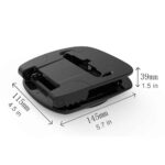 Cell Phone Holder For Car, Upgraded 360° Rotatable Phone Mount For Dashboard, Horizontal & Vertical Viewing Friendly Phone - Image 2