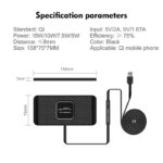 30W Car Wireless Charger Mat Silicone Non-Slip Pad for iPhone 14 13 12 Pro Max Samsung Car Wireless Phone Charger Fast Charging - Image 2