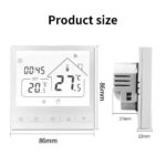 Smart Tuya WiFi Water/Electric Floor Heating Thermostat Water Gas Boiler Temperature Control Voice work with Alexa Google - Image 2
