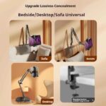 Adjustable Bedside Phone Stand Suitable For Ipad Tablet Multifunctional Metal Extendable Lazy Person Watching Tv On The Bed - Image 2