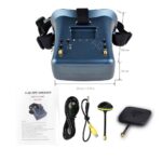 008D 5.8G 40CH 4.3 Inch 800*480 Video Headset HD DVR Diversity FPV Goggles With Battery Camera For EV800D RC Model RC FPV Drone - Image 2
