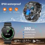 LIGE 2025 New Healthy Blood Fat Uric Acid Smart Watch Men ECG+PPG Micro Physical Examination Body Temperature BT Call Smartwatch - Image 2