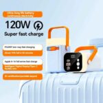 VIVO 50000mAh Power Bank Large Capacity Portable Outdoor Emergency Power Supply Built-in Cable Camping Power For iPhone Samsung - Image 2