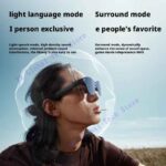 RayNeo Air 4 Pro smart AR glasses,Supports HDR10, 3840Hz, 4 speakers, 1200 nits,Micro-OLED dual-layer screen, clearer - Image 2