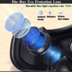 Blu-Ray Virtual Reality Glasses Stereo HD IMAX 3D Glasses Google Cardboard Box VR Headset Helmet for Phone,Support Game Joystick - Image 2