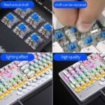 Mechanical Keyboard Switches Gaming Wired Laptop Desktops Computer Accessories low profile Keyboards with numpad - Image 2