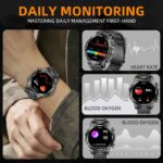 LIGE 2026 800mAh Super Capacity Battery Adult Men Smart Watch Compass 1.53-inch Bluetooth Call IP68 Waterproof Sports Smartwatch - Image 2