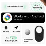 Mini Bluetooth Locator Tracker Google Find Hub Device Finder Global Positioning Anti-lost Smart Tag for Android Samsung Phones - Image 3