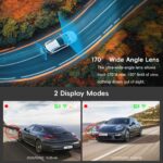 Aprilboy 4K WiFi Dash Cam for Cars Front and Rear Dual Lens Auto Dashcam Time-lapse Video Support 24H Parking Monitor Black Box - Image 2