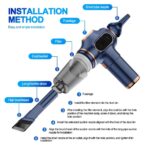 Car Wireless Vacuum Cleaner Strong Suction Handheld Wet Dry Auto Vacuum Home Car Dual Use Mini Vacuum For Isuzu Full Series - Image 2