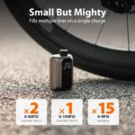 BSCOBBER cycle pump for bicycle A5mini Rechargeable Wireless bike pump electric High Pressure Bicycle Accessories Tire Inflator - Image 3