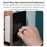 Ceramic NFC Smart Ring Womens Men Electronic Smartring 5ATM Waterproof Sports Fitness Sleep Tracker for Xiaomi Huawei Phone - Image 2