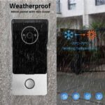 2 Wire Digital Video Intercom System, 7 Inch Wireless WIFI Monitor 1080P Doorphone Camera Video Doorbell IC Card Tuya APP Unlock