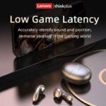 2025 Original Lenovo LP48 TWS Earphone Wireless Bluetooth 5.4 Headset Half In Ear Noise Reduction Free EarBuds For Huawei iPhone - Image 2