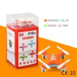 RC Quadcopter With LED Cx10 Mini Remote Control Drone 2.4g 4CH Electronic Helicopter Electric Airplane Toys For Kids Boy Gift