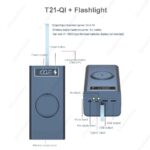 Dual USB 21X18650 Power Bank Power Box with Light Wireless Fast Charging Box Removable Battery Charging Box DIY Shell - Image 3