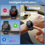 LIGE 2025 New Healthy Blood Fat Uric Acid Smart Watch Men ECG+PPG Micro Physical Examination Body Temperature BT Call Smartwatch - Image 3