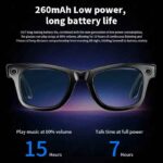 AI Smart Glasses with 8MP Camera Video Recording 100+ Languages Translation Sunglasses Bluetooth Call Music Play Men Women 2025 - Image 3