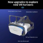 Virtual Reality VR Glasses Headset Viar Devices 3D Helmet Lenses Smart Goggles For Phone Smartphones Cell Viewer Mobile Game Set - Image 3