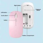 Bluetooth-compatible Wireless Mouse Computer Laptop Mouse Silent Optical Mouse for iPad Samsung Tablet Universal Mice Noiseless - Image 3