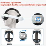 Adjustable Head Strap for Meta Quest 3 Comfort Head Strap Increase Supporting Improve Comfort-Virtual for VR Accessories - Image 3