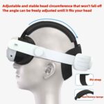 Adjustable Head Strap for Meta Quest 3 Comfort Head Strap Increase Supporting Improve Comfort-Virtual for VR Accessories