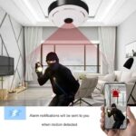 V380 Pro 3MP WIFI 360 Degree Camera Panoramic Fisheye Lens CCTV Smart Home Indoor Wireless Camera Security Protection