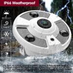 CCTV Fisheye Camera IP Dome Outdoor 8MP 360 Panoramic Security Surveillance Camera POE Audio XMEYE NVR Monitoring Cam H.265 4k - Image 3