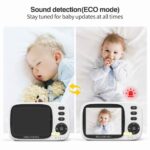 BabyStar 3.2Inch Wireless Video Baby Monitor With Lullabies Auto Night Vision Two Way Intercom Temperature Monitoring Babysitter - Image 3