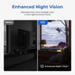 IMILAB C22 WiFi Baby Monitor Indoor Camera - AI Detection Night Vision 2-Way Audio 360° PTZ for Child Safety - Image 3