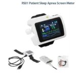 RS01 Patient Sleep Apnea Screen Meter Nose Air Flow Wrist Respiration Sleep Monitor Spo2 PR Alarm Nasal Cannula Record Software