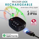 TSA Customs Code Lock Works With Apple Find My Smart Airtag Anti Loss GPS Tracker Padlock For Travel Luggage Password Changeable - Image 4