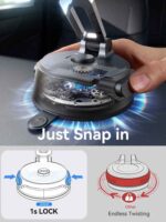 Joyroom Magnetic Car Phone Holder New Upgrade 360° Phone Holder Universal Vacuum Magnetic Car Phone Mount for iPhone Samsung - Image 3