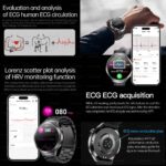 NEW Sapphire Glass AMOLED Blood Pressure Smart Watches ECG Blood Oxygen Blood Pressure Sport Health Track Clock Smart watche NFC - Image 4