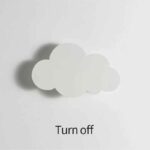 Cloud LED Wall Lamp Baby Room Bedroom Bedside Living Room Dining Room Attic Creative Warm Decoration Touch Switch AC85-230V - Image 2