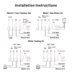 Smart Tuya WiFi Water/Electric Floor Heating Thermostat Water Gas Boiler Temperature Control Voice work with Alexa Google - Image 4