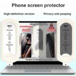 2pcs Anti peeping Screen Protector for iPhone 16 13 12 14 15 ProMax 14Plus Dust FreeTempered Glass With Alignment Mounting Cover - Image 4