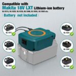 For Makita/Dewalt/Milwaukee 18V Li-ion Battery Wireless Phone Charger USB Adapter With Type-C Charge Port Portable Power Bank - Image 3