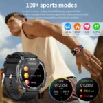 LIGE 2025 New Healthy Blood Fat Uric Acid Smart Watch Men ECG+PPG Micro Physical Examination Body Temperature BT Call Smartwatch - Image 4