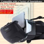 Blu-Ray Virtual Reality Glasses Stereo HD IMAX 3D Glasses Google Cardboard Box VR Headset Helmet for Phone,Support Game Joystick - Image 4