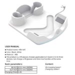 Charging Dock for Meta Quest 3S VR LED Charging Station Display Stand and Controller Mount for Meta Quest 3S/3/2 VR Headset - Image 5