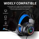 G58 G60 Gaming Headset 7.1 Stereo SVirtual Surround Bass Earphone Headphone with Mic LED Light for Computer PC Gamer Foldable - Image 5
