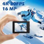 SJCAM SJ4000 Dual Screen 4K Action Camera 30M Waterproof 2.4G Wifi Anti-Shake Sports Action Cameras Motorcycle Bicycle Helmet - Image 3
