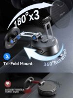Joyroom Magnetic Car Phone Holder New Upgrade 360° Phone Holder Universal Vacuum Magnetic Car Phone Mount for iPhone Samsung - Image 4