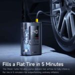 Baseus Wireless Car Air Pump Portable Air Compressor for Car Motorcycles Bicycle Electric Tire Inflator with LCD Digital Display - Image 5